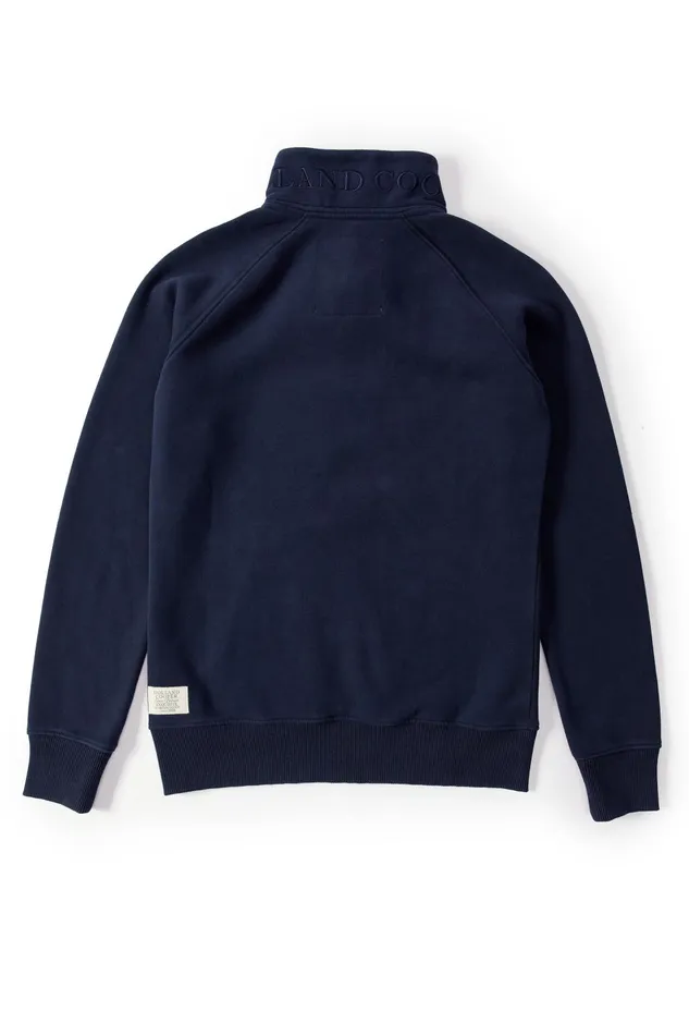 Holland Cooper Henley Women Crest Zip Henley Ink Navy Holland Cooper Henley Women Crest Zip Henley Ink Navy