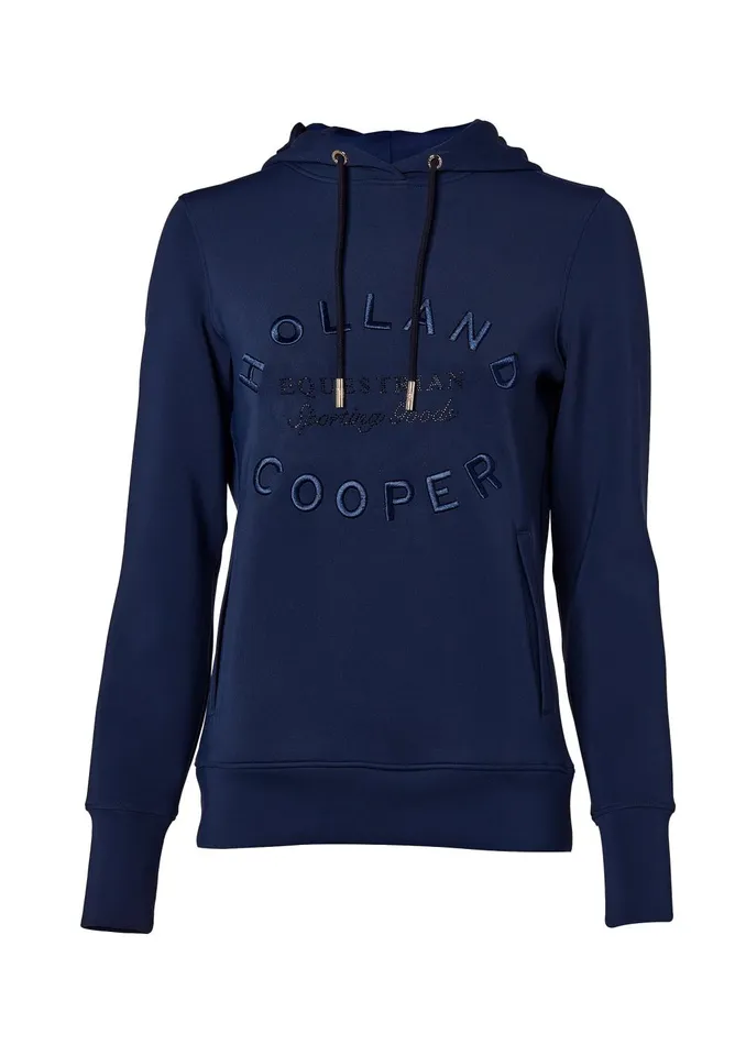 Holland Cooper Hoodies and Sweatshirts Women Crystal Hoodie Navy Holland Cooper Hoodies and Sweatshirts Women Crystal Hoodie Navy