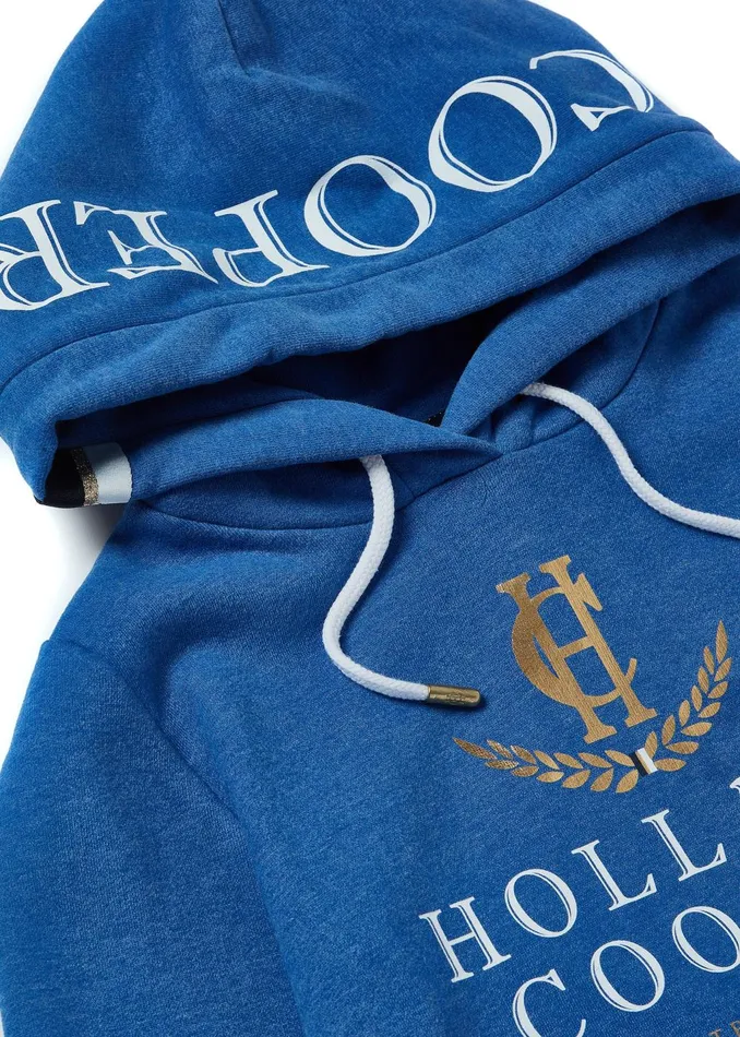 Holland Cooper Hoodies Women HC Heritage Hoodie Cobalt