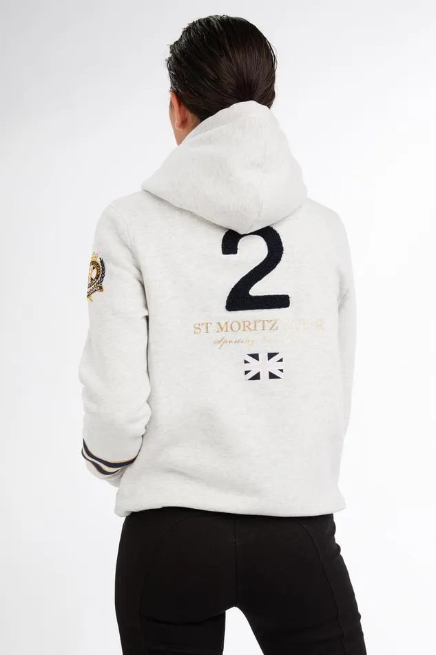 Holland Cooper Hoodies Women HC Heritage Hoodie Grey