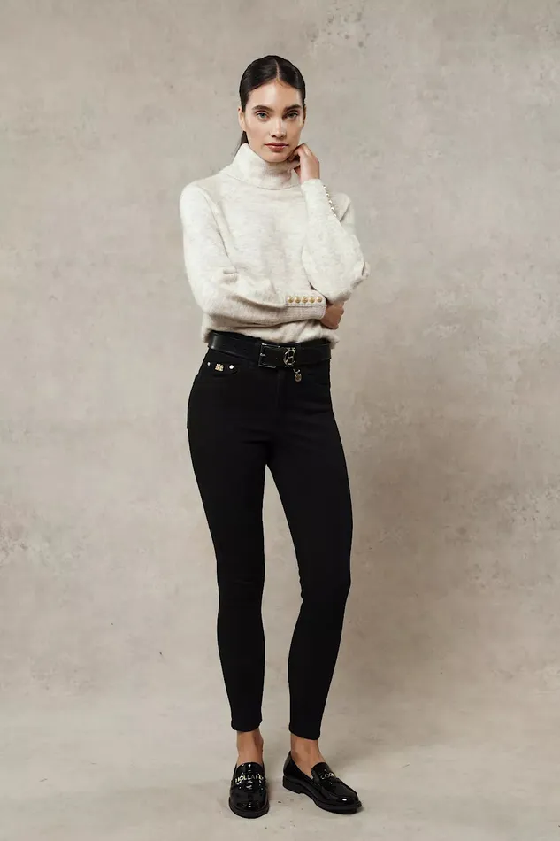Holland Cooper Jeans Women 5 Pocket Jodhpur Jean Black Holland Cooper Jeans Women 5 Pocket Jodhpur Jean Black