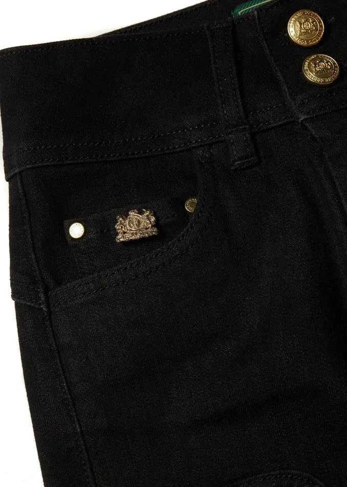 Holland Cooper Jeans Women 5 Pocket Jodhpur Jean Black Holland Cooper Jeans Women 5 Pocket Jodhpur Jean Black