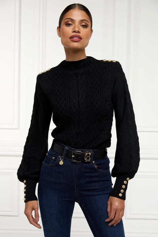 Holland Cooper Knitwear Women Rachel Knit Black