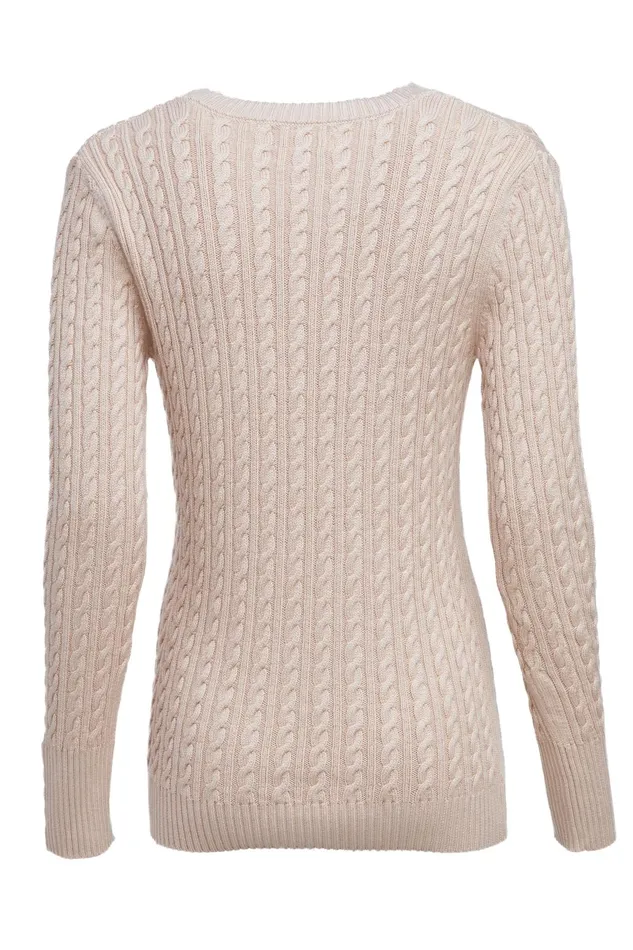 Holland Cooper Knitwear Women Seattle VNeck Knit Oatmeal Holland Cooper Knitwear Women Seattle VNeck Knit Oatmeal