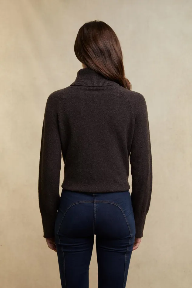 Holland Cooper Knitwear Women Tori Knit Chocolate Holland Cooper Knitwear Women Tori Knit Chocolate