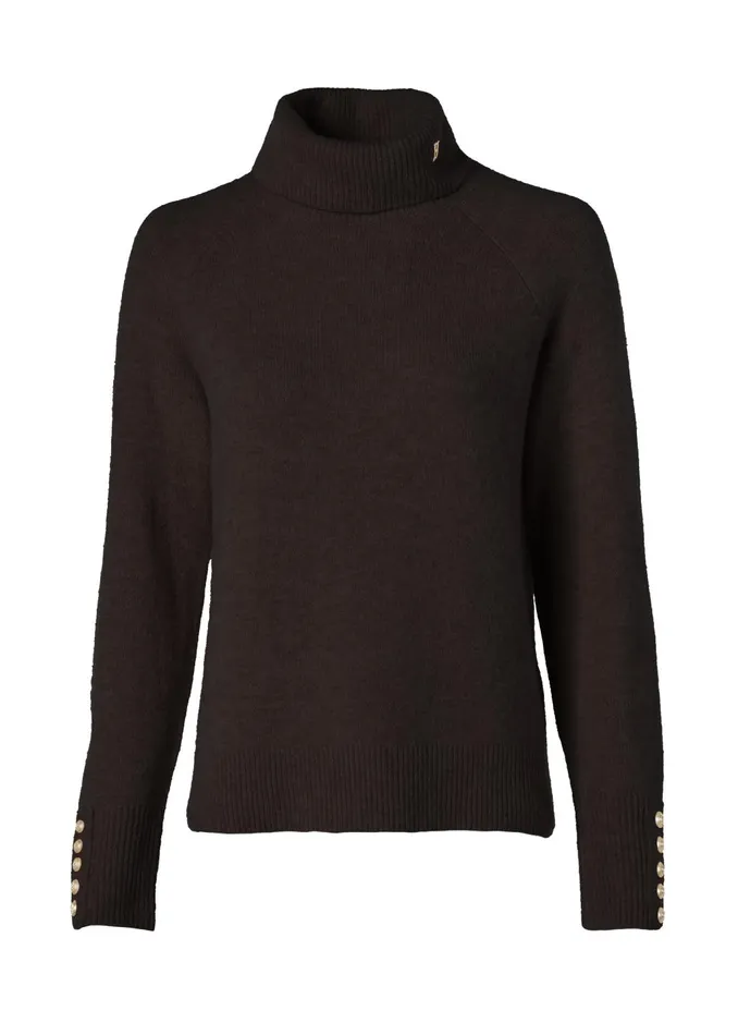 Holland Cooper Knitwear Women Tori Knit Chocolate Holland Cooper Knitwear Women Tori Knit Chocolate