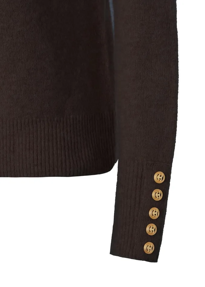 Holland Cooper Knitwear Women Tori Knit Chocolate Holland Cooper Knitwear Women Tori Knit Chocolate