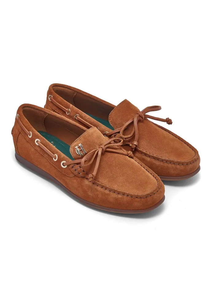 Holland Cooper Loafers Women Deck Shoe Tan Holland Cooper Loafers Women Deck Shoe Tan