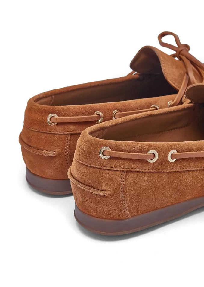 Holland Cooper Loafers Women Deck Shoe Tan Holland Cooper Loafers Women Deck Shoe Tan