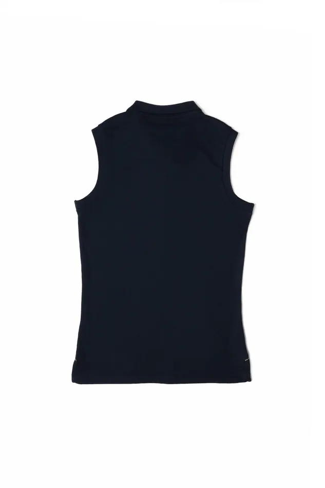 Holland Cooper Polo Shirts Women Sleeveless Polo Shirt Ink Navy Holland Cooper Polo Shirts Women Sleeveless Polo Shirt Ink Navy