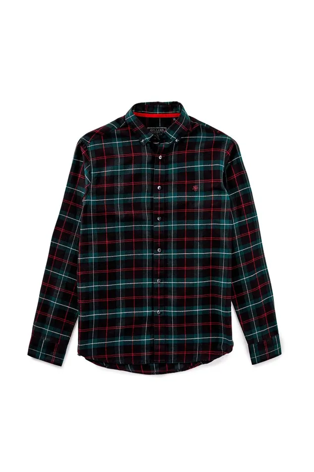 Holland Cooper Shirts Men Classic Button Down Shirt Emerald Holland Cooper Shirts Men Classic Button Down Shirt Emerald