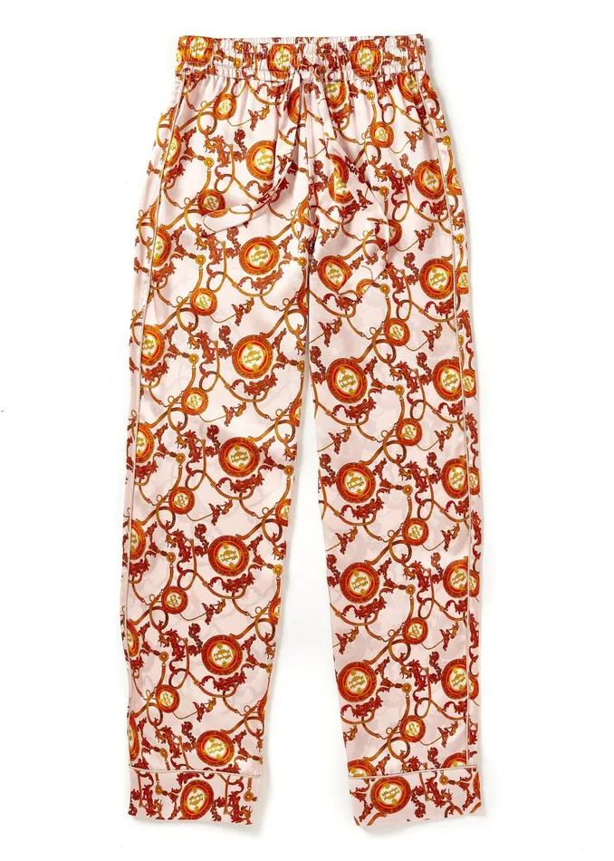 Holland Cooper Sleepwear Women Silk Pyjama Trouser Blush