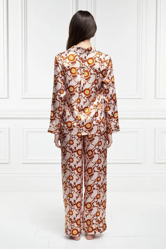 Holland Cooper Sleepwear Women Silk Pyjama Trouser Blush