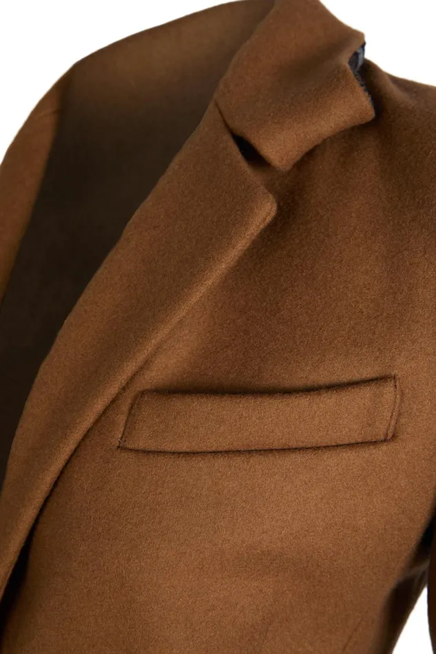 Holland Cooper Tailoring Women Full Length Regency Coat Dark Camel