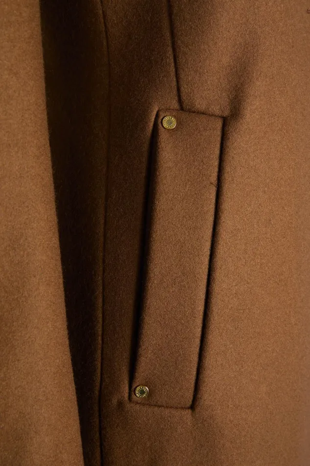 Holland Cooper Tailoring Women Full Length Regency Coat Dark Camel