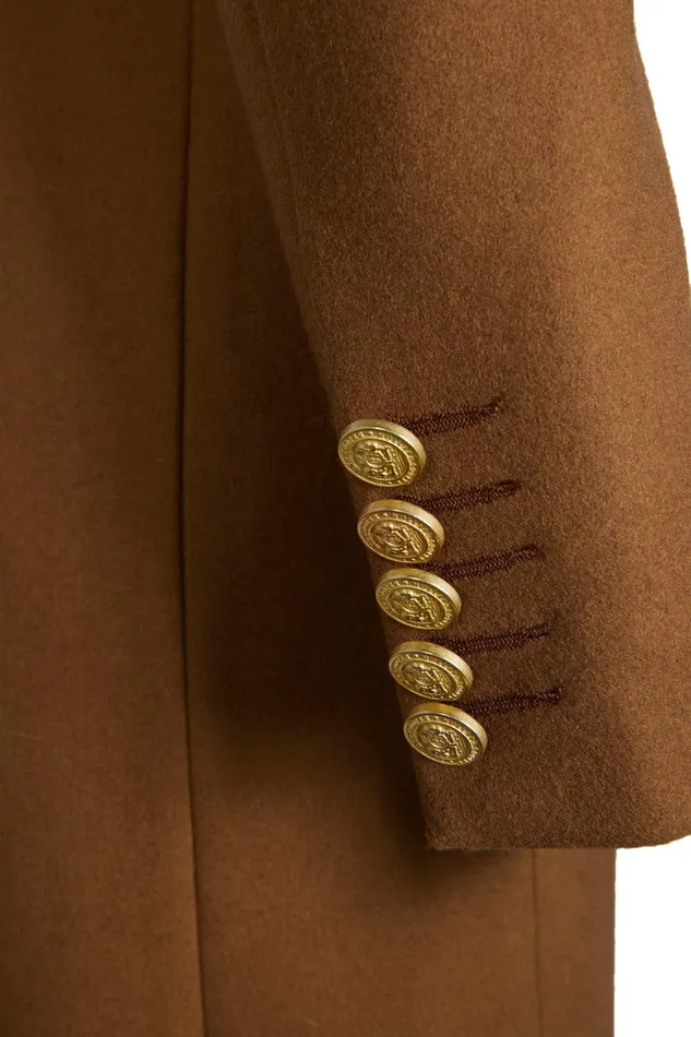Holland Cooper Tailoring Women Full Length Regency Coat Dark Camel