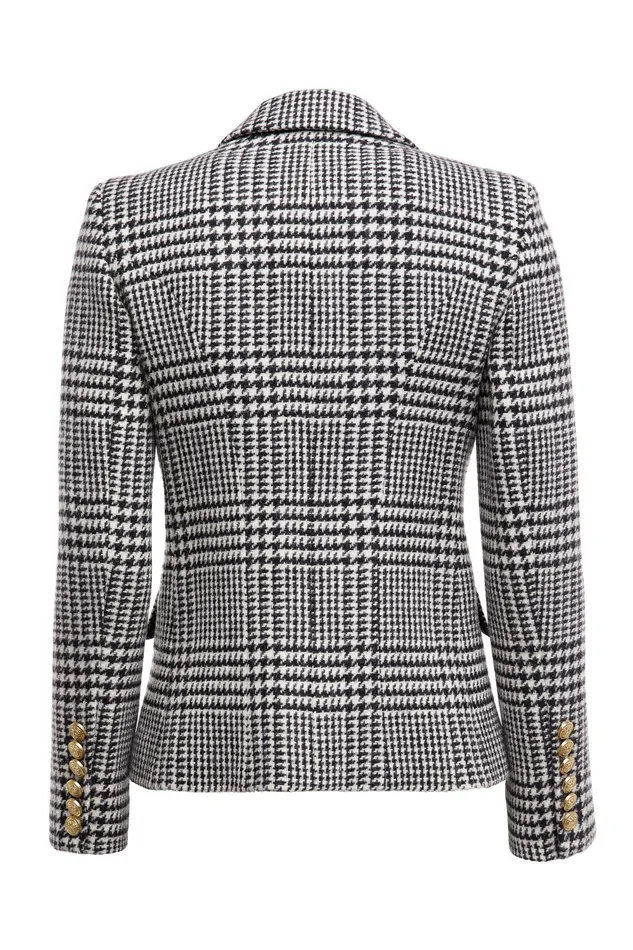 Holland Cooper Tailoring Women Knightsbridge Blazer Large Scale Prince Of Wales Mono
