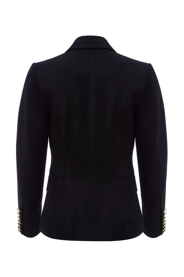 Holland Cooper Tailoring Women Knightsbridge Blazer Navy Barathea