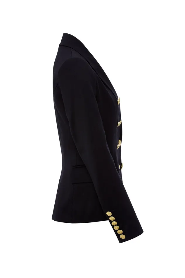 Holland Cooper Tailoring Women Knightsbridge Blazer Navy Barathea