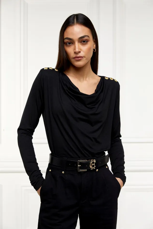 Holland Cooper Tops Women Ellen Top Black