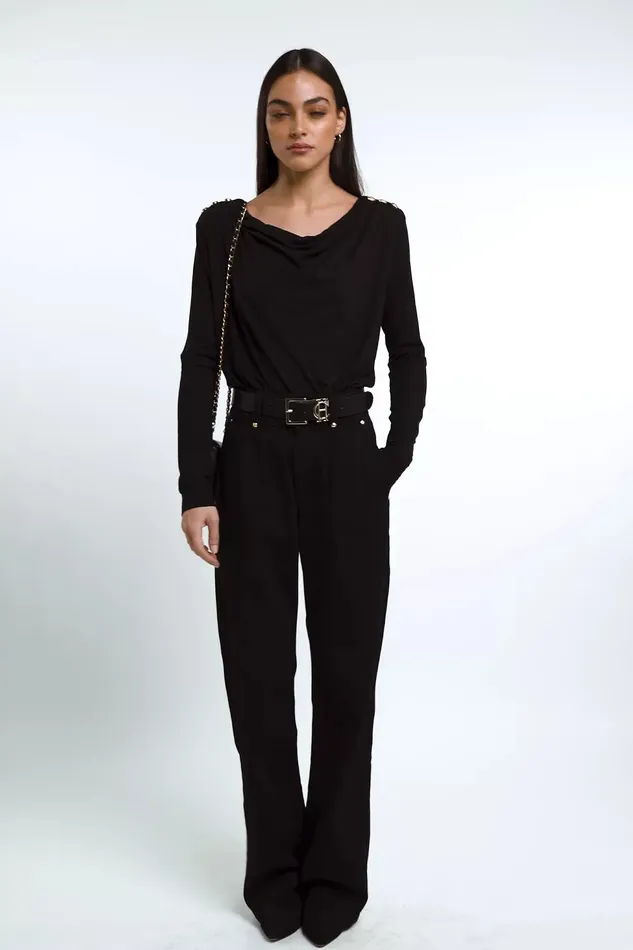Holland Cooper Tops Women Ellen Top Black Holland Cooper Tops Women Ellen Top Black