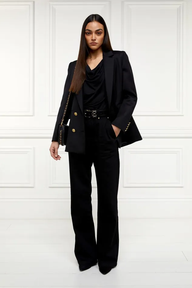 Holland Cooper Tops Women Ellen Top Black Holland Cooper Tops Women Ellen Top Black