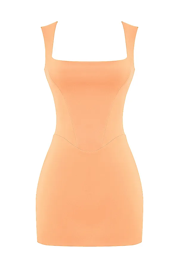 House Of CB EnyaApricot Corset Mini Dress Apricot Women Corset Dresses