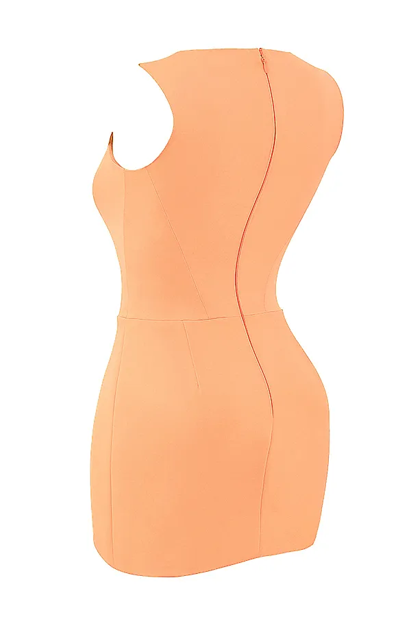 House Of CB EnyaApricot Corset Mini Dress Apricot Women Corset Dresses