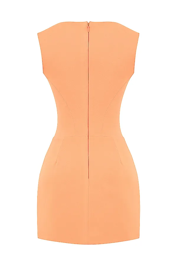 House Of CB EnyaApricot Corset Mini Dress Apricot Women Corset Dresses
