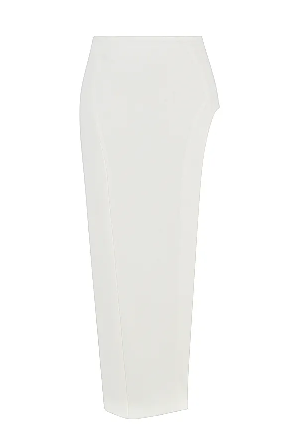 House Of CB FrancescaIvory Thigh Split Midi Skirt 8211 SALE Ivory Women Skirts