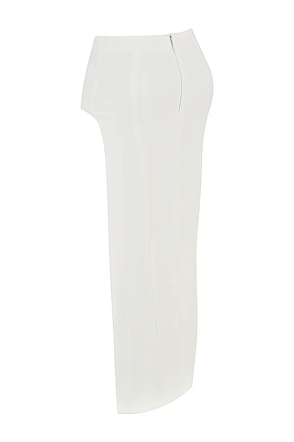 House Of CB FrancescaIvory Thigh Split Midi Skirt 8211 SALE Ivory Women Skirts
