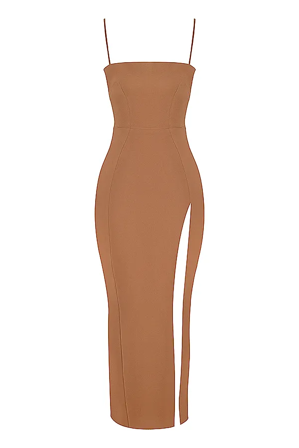 House Of CB JaidaToast Corset Maxi Dress Toast Women Bodycon Dresses