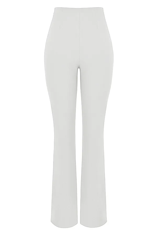 House Of CB LaurelIvory High Waisted Trousers 8211 SALE Ivory Women Trousers