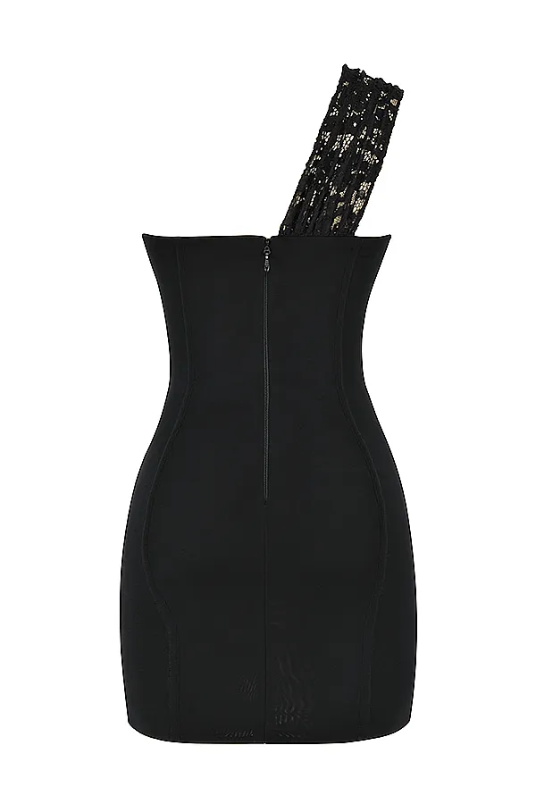 House Of CB LilyBlack Lace Mini Dress 8211 SALE Black Women Bodycon Dresses