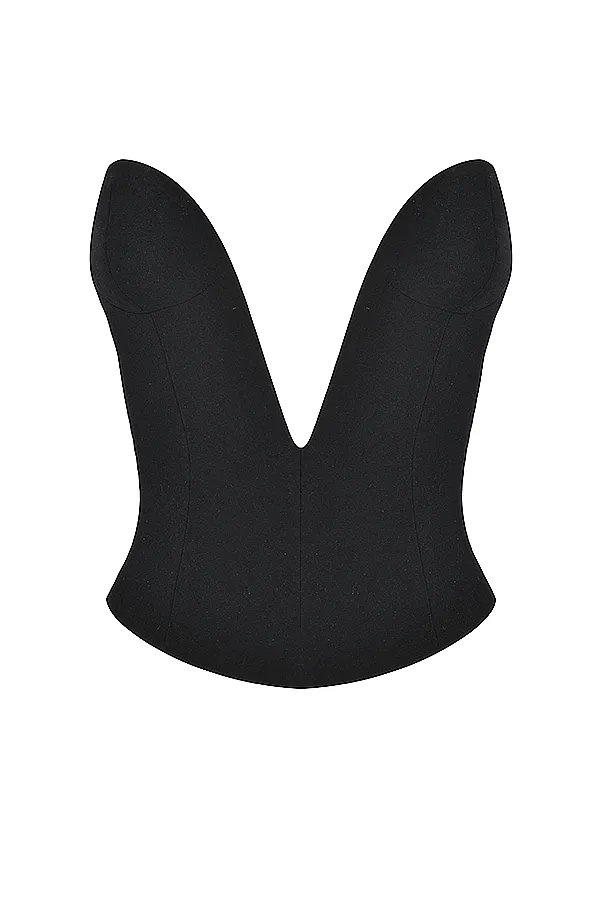 House Of CB LydiaBlack Plunge Corset Black Women Corsets