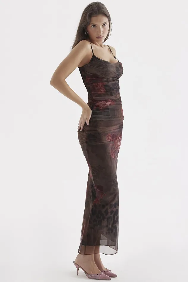 House Of CB NaliniPrinted Maxi Dress Printed Women Bodycon Dresses
