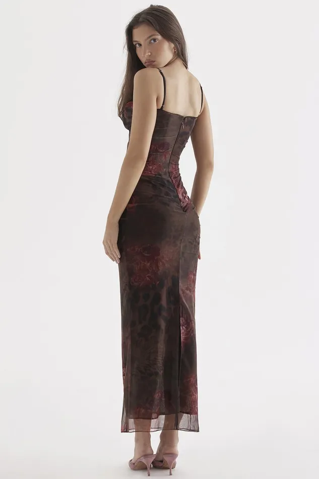 House Of CB NaliniPrinted Maxi Dress Printed Women Bodycon Dresses