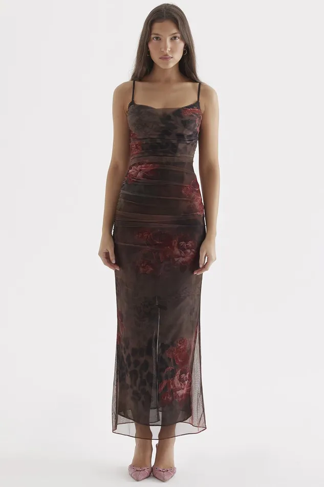 House Of CB NaliniPrinted Maxi Dress Printed Women Bodycon Dresses