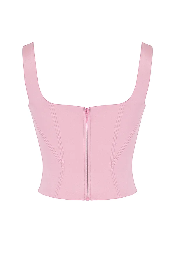House Of CB RafaFairy Pink Satin Longline Corset Fairy Women Corsets