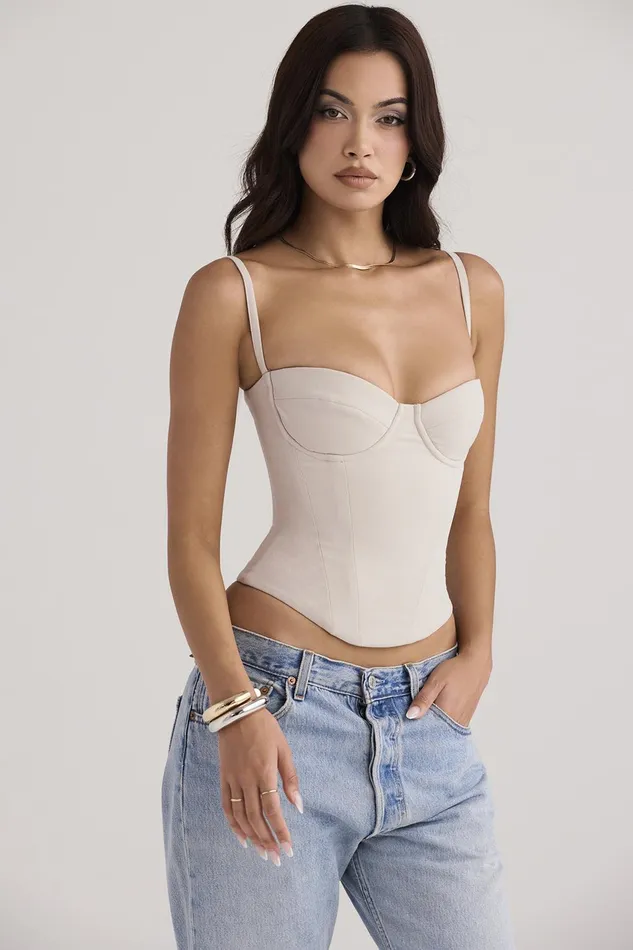 House Of CB ShannaOyster Underwired Corset Oyster Women Corsets