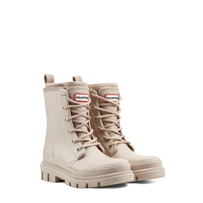 Hunter Boots Diana Waterproof LaceUp Rain Boots Medium Natural Women Short and Ankle Boots Hunter Boots Diana Waterproof LaceUp Rain Boots Medium Natural Women Short and Ankle Boots