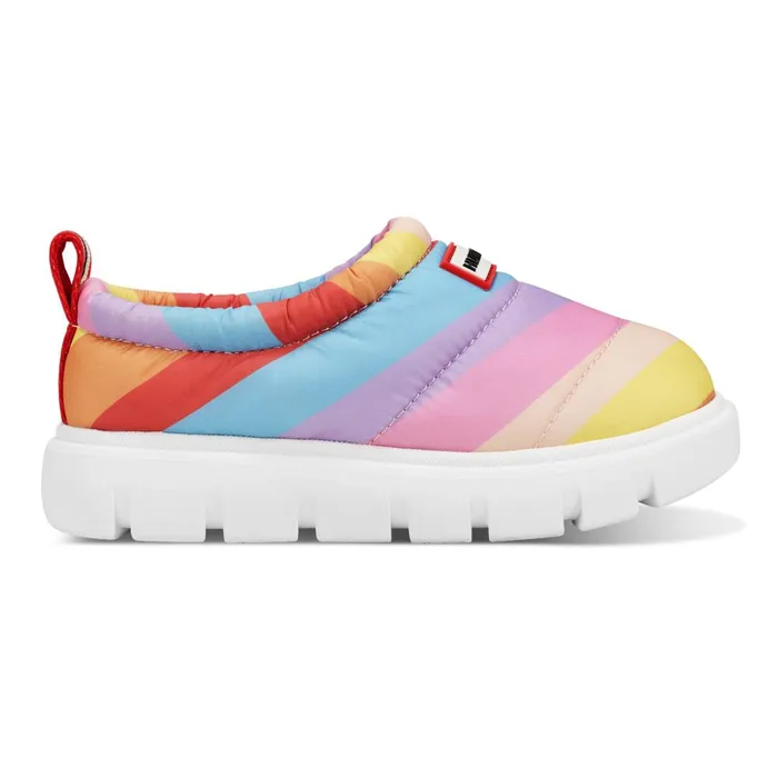 Hunter Boots Little Kids Cody Lug Sole Insulated Water Resistant Slipon Shoes Rainbow Kids Insulated and Snow Boots