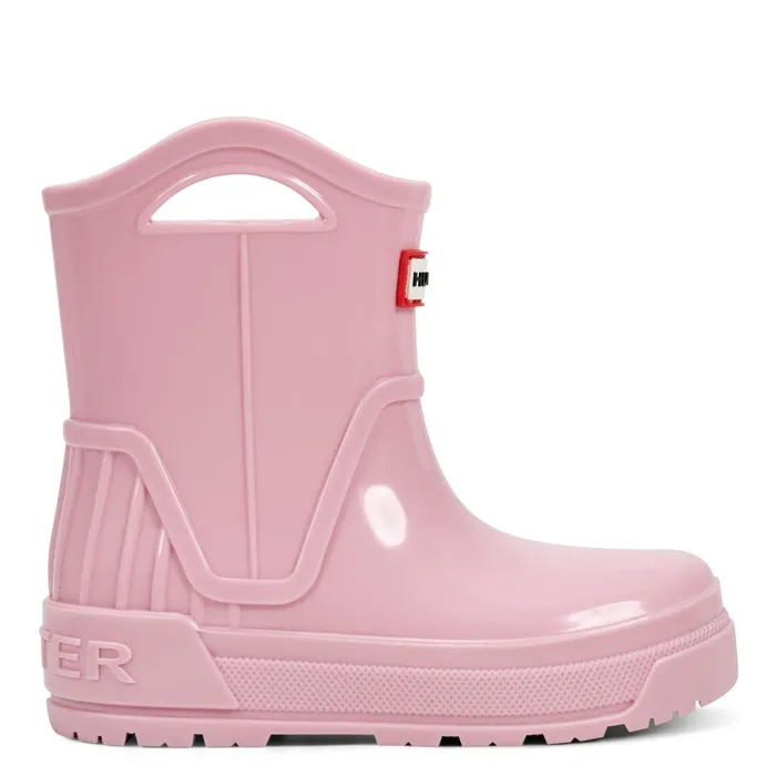 Hunter Boots Little Kids Georgey Waterproof Rain Boots Light Pink Kids Rain Boots