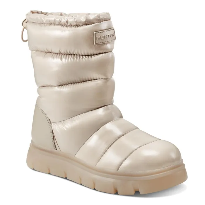 Hunter Boots Maribel Lug Sole Insulated Waterproof Snow Booties Light Natural Women Insulated and Snow Boots Hunter Boots Maribel Lug Sole Insulated Waterproof Snow Booties Light Natural Women Insulated and Snow Boots
