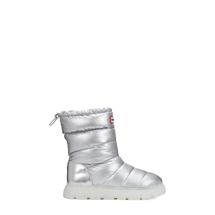 Hunter Boots Maribel Lug Sole Insulated Waterproof Snow Booties Silver Women Insulated and Snow Boots Hunter Boots Maribel Lug Sole Insulated Waterproof Snow Booties Silver Women Insulated and Snow Boots