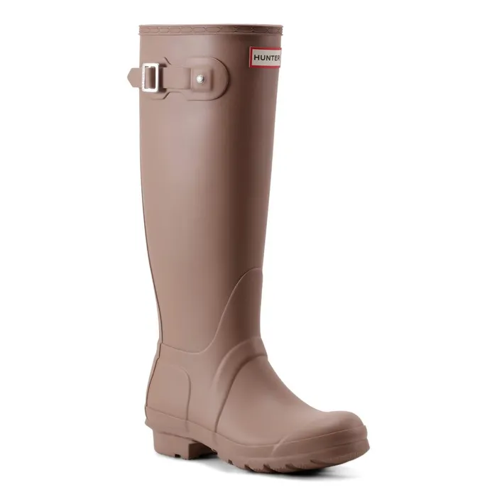 Hunter Boots Original Tall Rain Boots Light Brown Women Tall Boots Hunter Boots Original Tall Rain Boots Light Brown Women Tall Boots