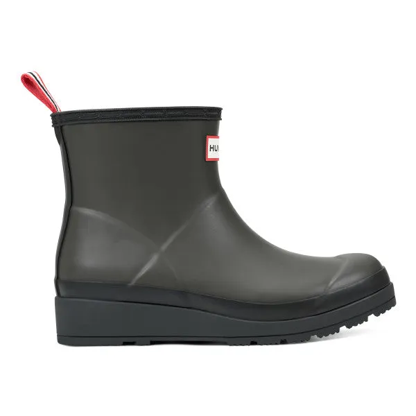 Hunter Boots PLAY Short Rain Boots Medium Gray Women Rain Boots