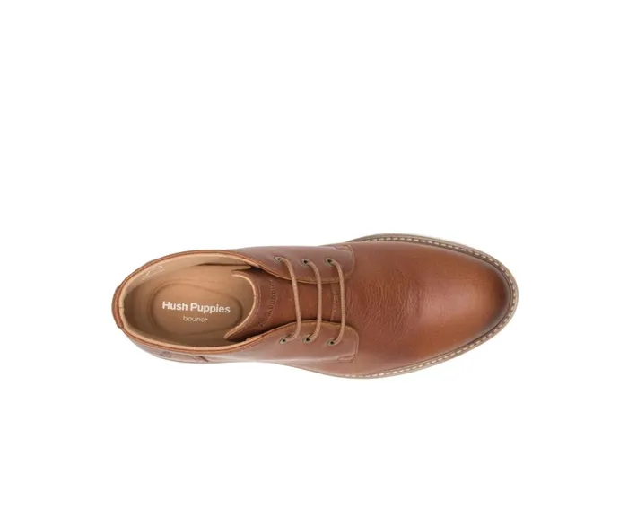 Hush Puppies Boots Men Detroit Chukka Cognac Leather Hush Puppies Boots Men Detroit Chukka Cognac Leather
