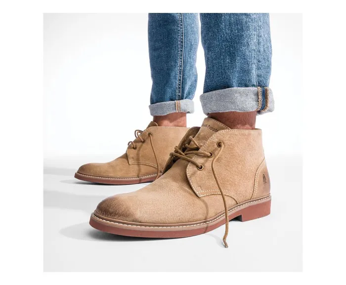 Hush Puppies Boots Men Detroit Chukka Cognac Leather Hush Puppies Boots Men Detroit Chukka Cognac Leather