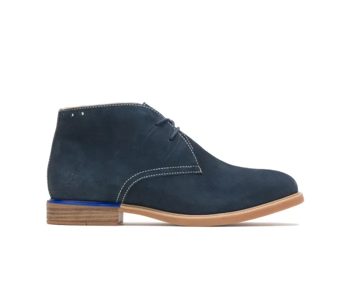 Hush Puppies Boots Women Bailey Chukka Boot Navy Suede